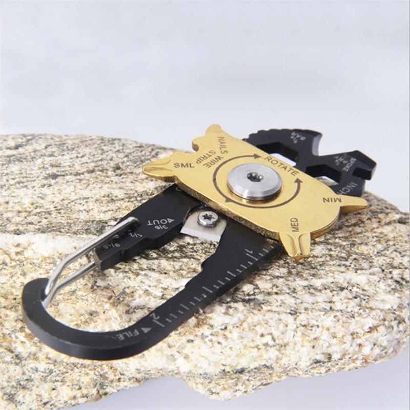 Creative Roulette Multifunctional Combination Tool 20 In 1 Stainless Steel Wrench Screwdriver EDC Outdoor Portable Small Tool
