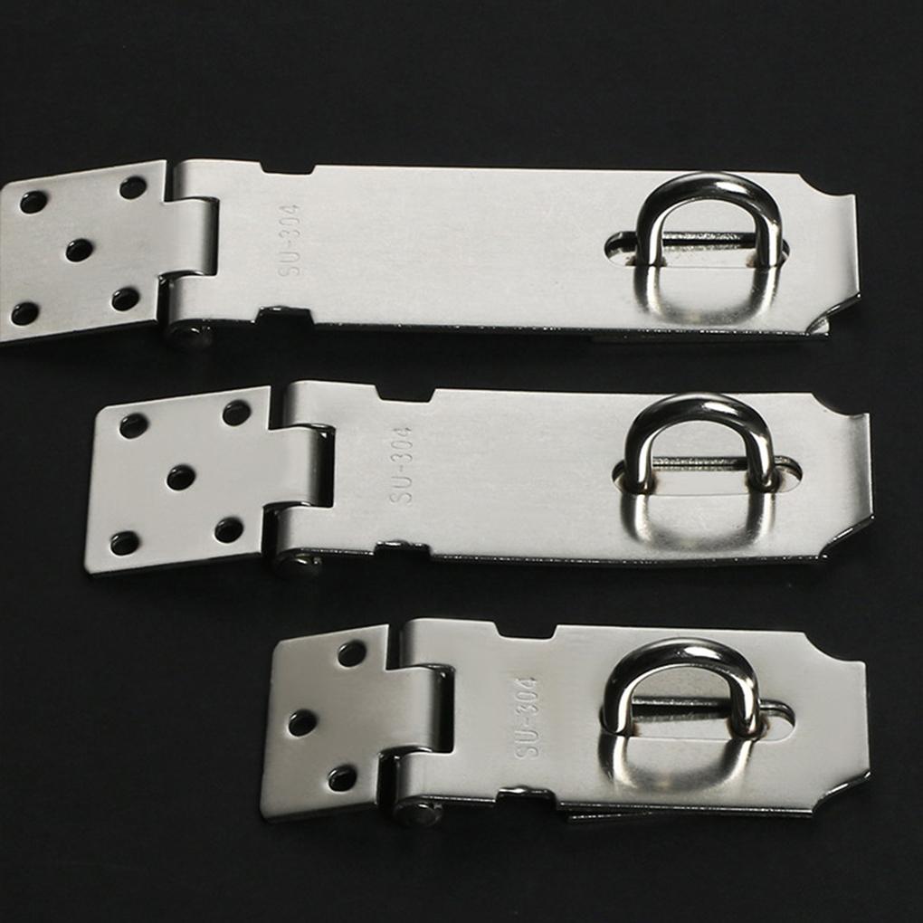 Vorhängeschloss Riegel Edelstahl Fenster Schrank Spind Briefkasten Schlossplatte Hotel Büro Außen Tor Schuppen Sicherheitsriegel Verlustsicher