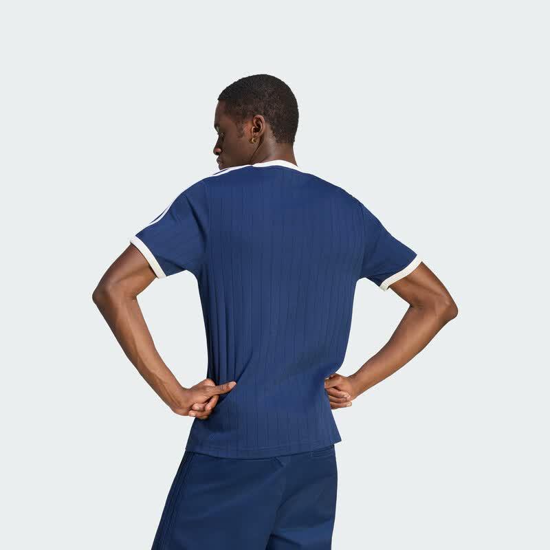 Adidas Men's Slim-Fit 3-Stripe Short Sleeve T-Shirt