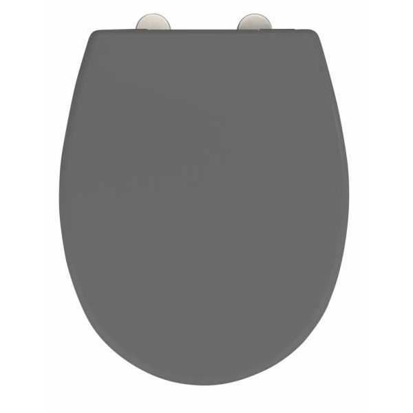 Abattant WC - Vorno - Neo - Duroplastique antibactérien - Easy Close - Fixation inox