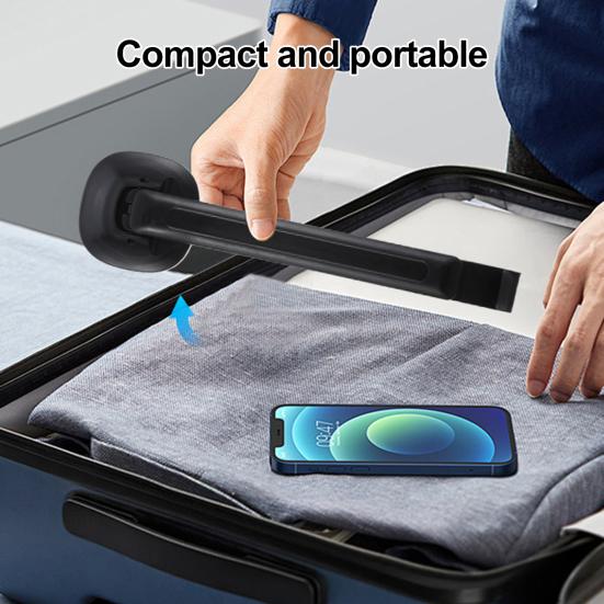 Clothes Drying Rack with Strong Suction Cups Foldable Adjustable Wall Mounted Laundry Drying Holder Bathroom Accessories