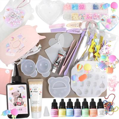 MYmama Resin & Whipped Cream Kids' Resin Starter Set - Free Gift Wrapping, Recipe Included - Birthday Gift for Girls, Christmas Gift, Craft Toy, Lucky