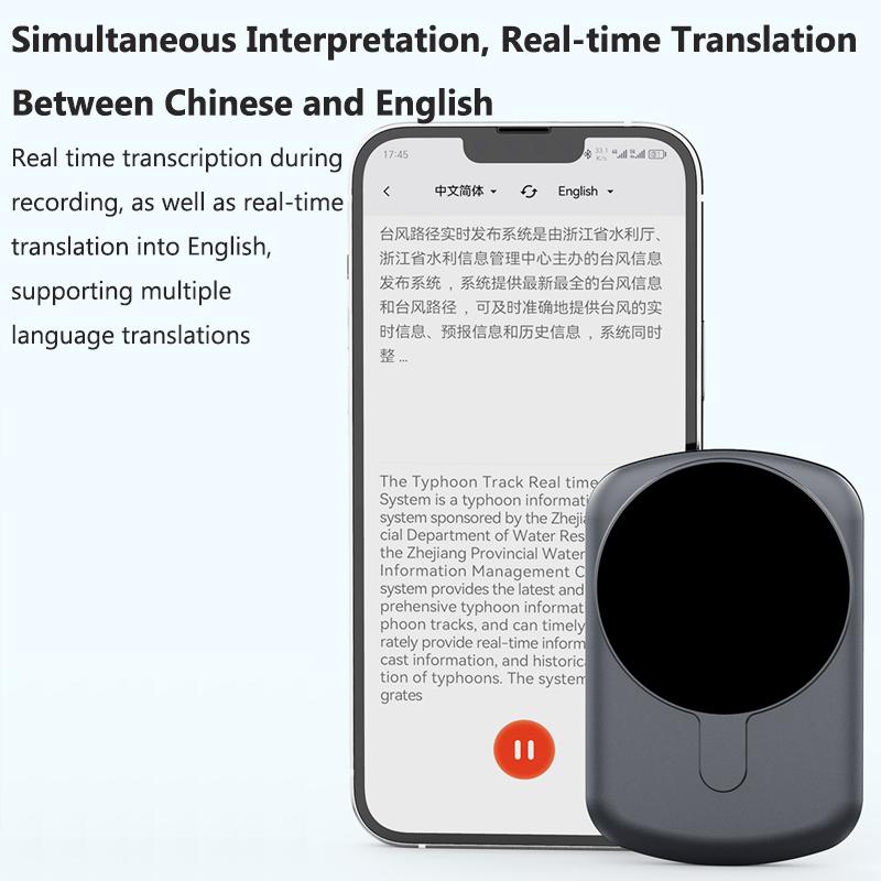 128GB Magnetic Digital Voice Recorder Portable Voice Activated Sound Dictaphone Record Device for IOS Android Meeting Interview