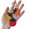 Lovely Fruit Keychain Portable PU Accessory for Practical Decorative Use