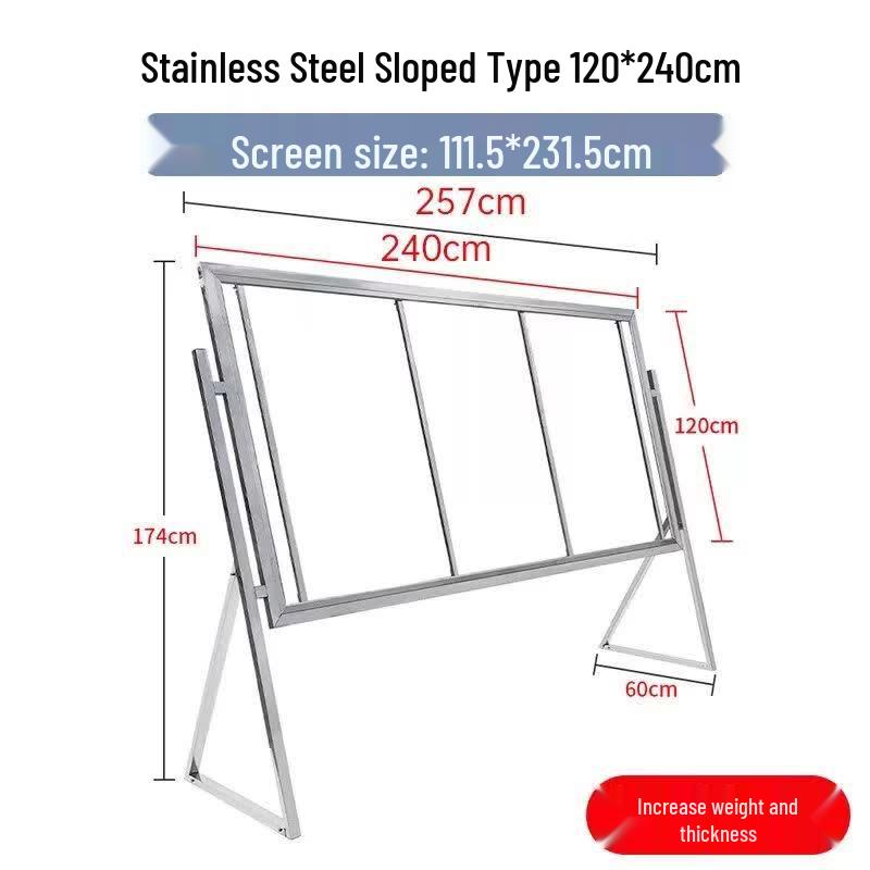 Aluminum Alloy Mobile Poster Stand