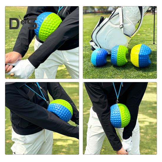 Golf Swing Training Aid PU Foam Ball Golf Swing Posture Correcter Indoor Outdoor Golf Practice Equipment for Beginners And Professionals