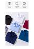 2026 Men's Bamboo Fiber Breathable Business Shirt - Elastic, Multi-color, Spring/Autumn Style
