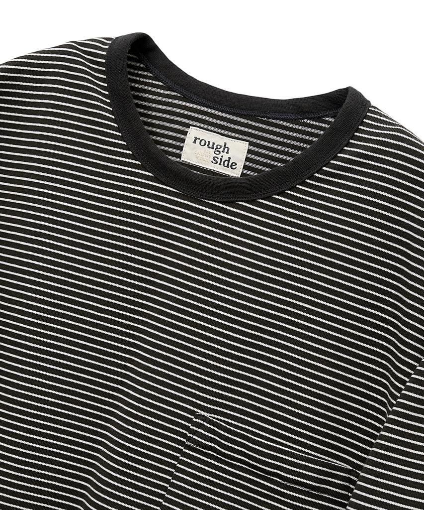 Leopeusaideu Pin Stripe Long Sleeve Charcoal