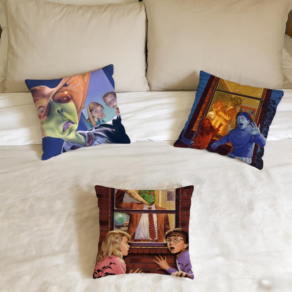 Book My Teacher Is an Alien Cushion Cover Home Office Birthday Anniversary Gifts Soft Skin Friendly Cushion Cover