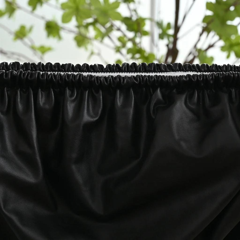 1pc Elastic PU Waterproof Round Stool Cover Bar Beauty Salon Chair Protective Cover Hotel Chair Slipcover