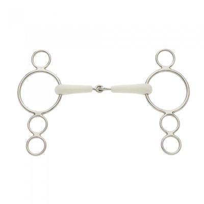 Lorina Flexi Single Jointed 3 Ring Horse Dutch Gag