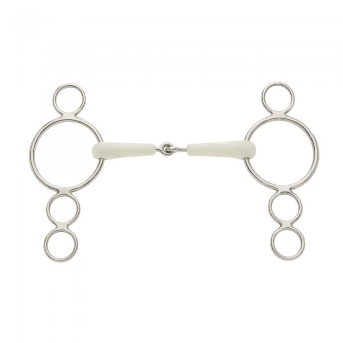 Lorina Flexi Single Joint Joint 3-Ring Horse Holenderski Gag