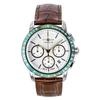 New York Chronograf Kožený řemínek Bílý ciferník Quartz 88784 Pánské hodinky