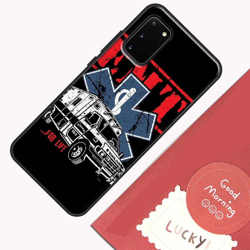 EMT EMS Medical Phone Case For Samsung Galaxy S25 S26 Ultra S20 S21 S22 S23 S24 Plus S9 S10 S25 FE Cover Shell