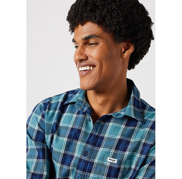 Рубашка Wrangler LONG SLEEVE ONE POCKET SHIRT