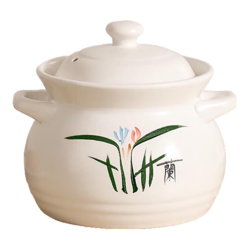 SikaiZhuo High-Temperature Resistant Ceramic Casserole Pot 2.1L