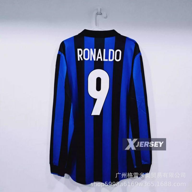 Klasické Retro Fotbalové Dresy Evropské Top Ligy Barcelona 2006 AC Milán 09/10 Inter Fotbalové Tréninkové Dresy