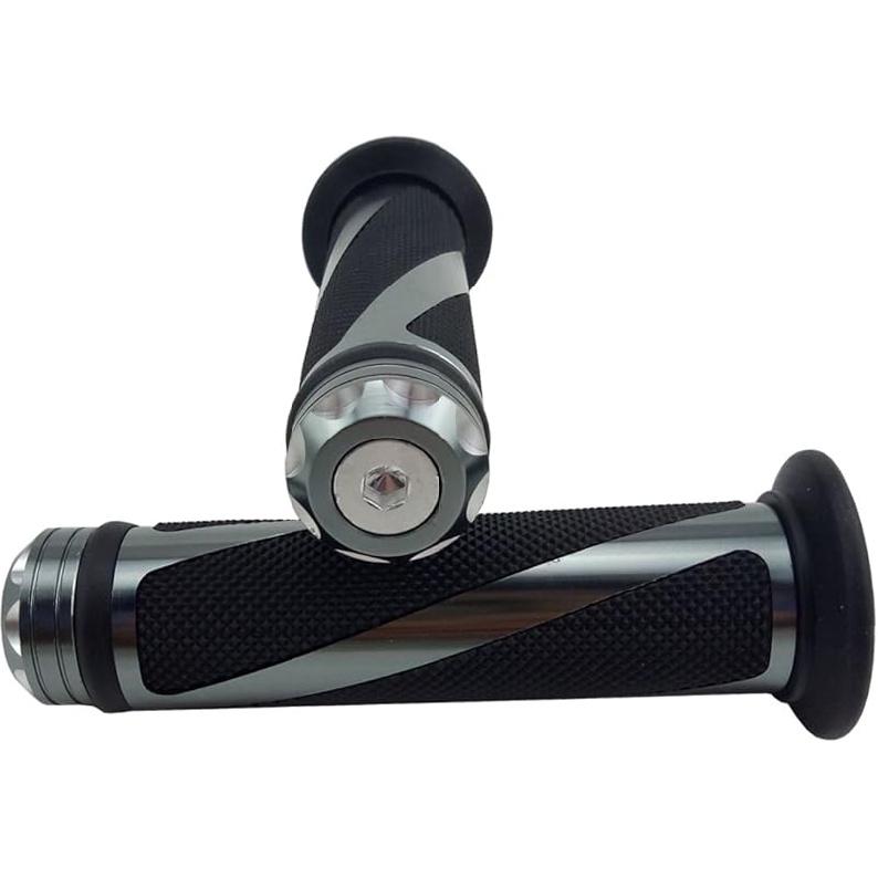 Universal Motorcycle Rubber Gel Handlebar Hand Grips For 7/8" Bar End Handle Bars Sports Bikes