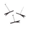 10Pcs Black Metal Pinch Alligator Hair Clips 40Mm With Wire Coil Spring Craft Hairpin For  Party Favor Children Toy
