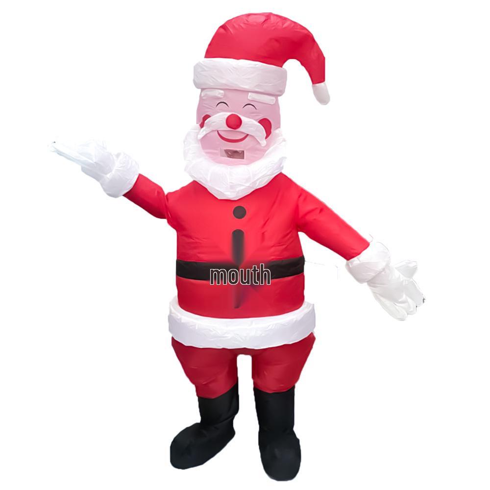 Inflatable Christmas Tree, Snowman, and Reindeer Costume for Festive Parties