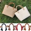 2PCS 41cm PU Leather Replacement Bag Handle Detachable Bag Belt DIY Gift Box Handle Handle Strap Handbag Band Bag Accessories