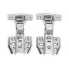 4Pcs Stainless Steel Door Hinge Buffering Damping Hydraulic Hinge Cabinet Hinge  Wardrobe Door