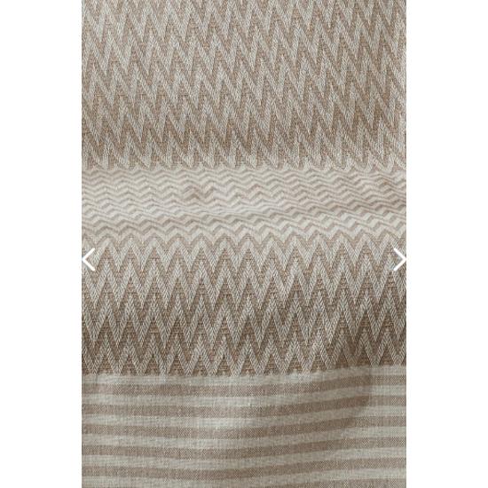 Husa de canapea din in natural Trio | Şal pentru scaun