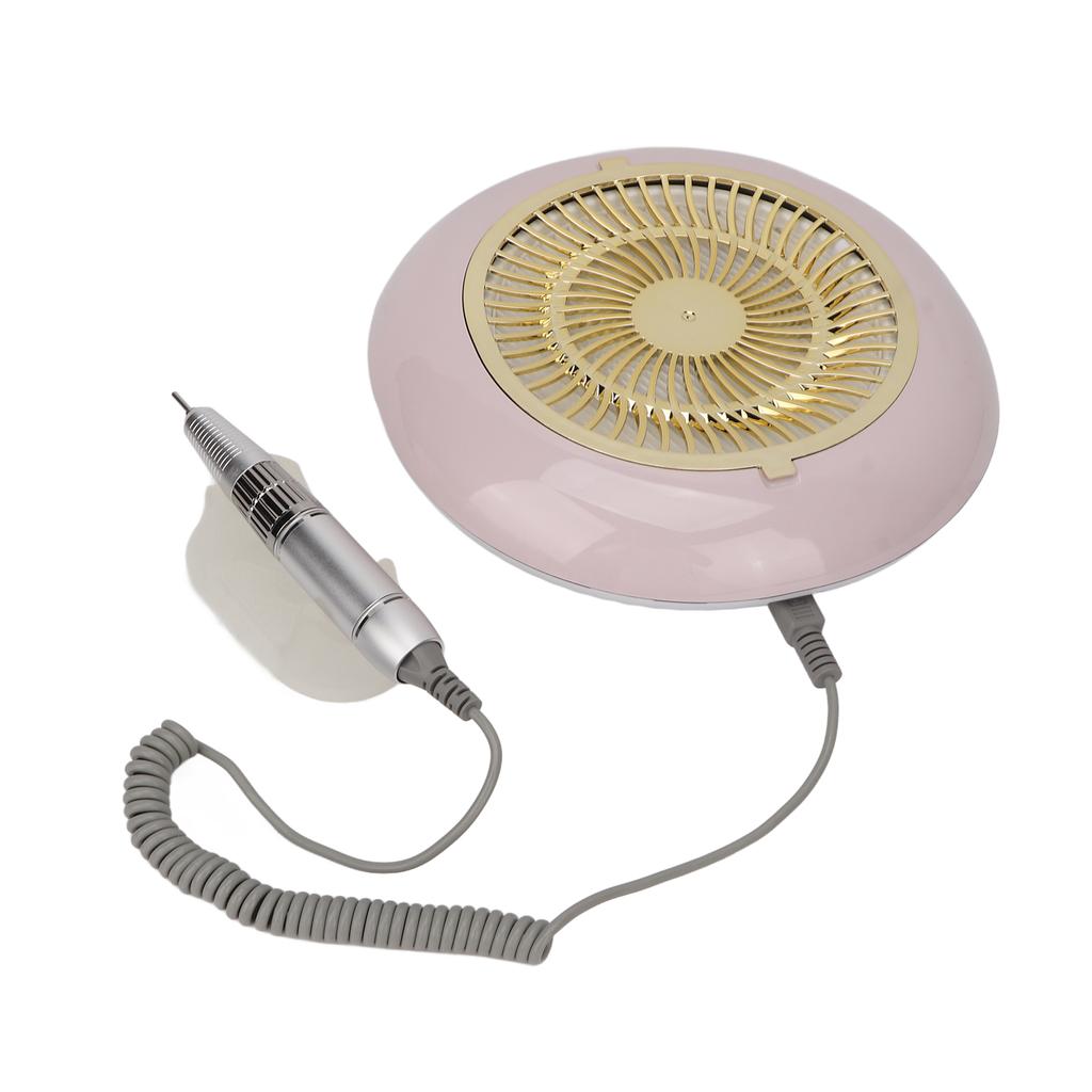 60W 2 In 1 Nail Art Machine 35000RPM Nail Drill Pen Nail Dust Vacuum Collector Machine 100‑240V