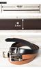 [Shiroya] EDWIN FIT Type Belt, Click Belt, No Holes, 0111094 (03: Brown, Free Size (Cuttable))