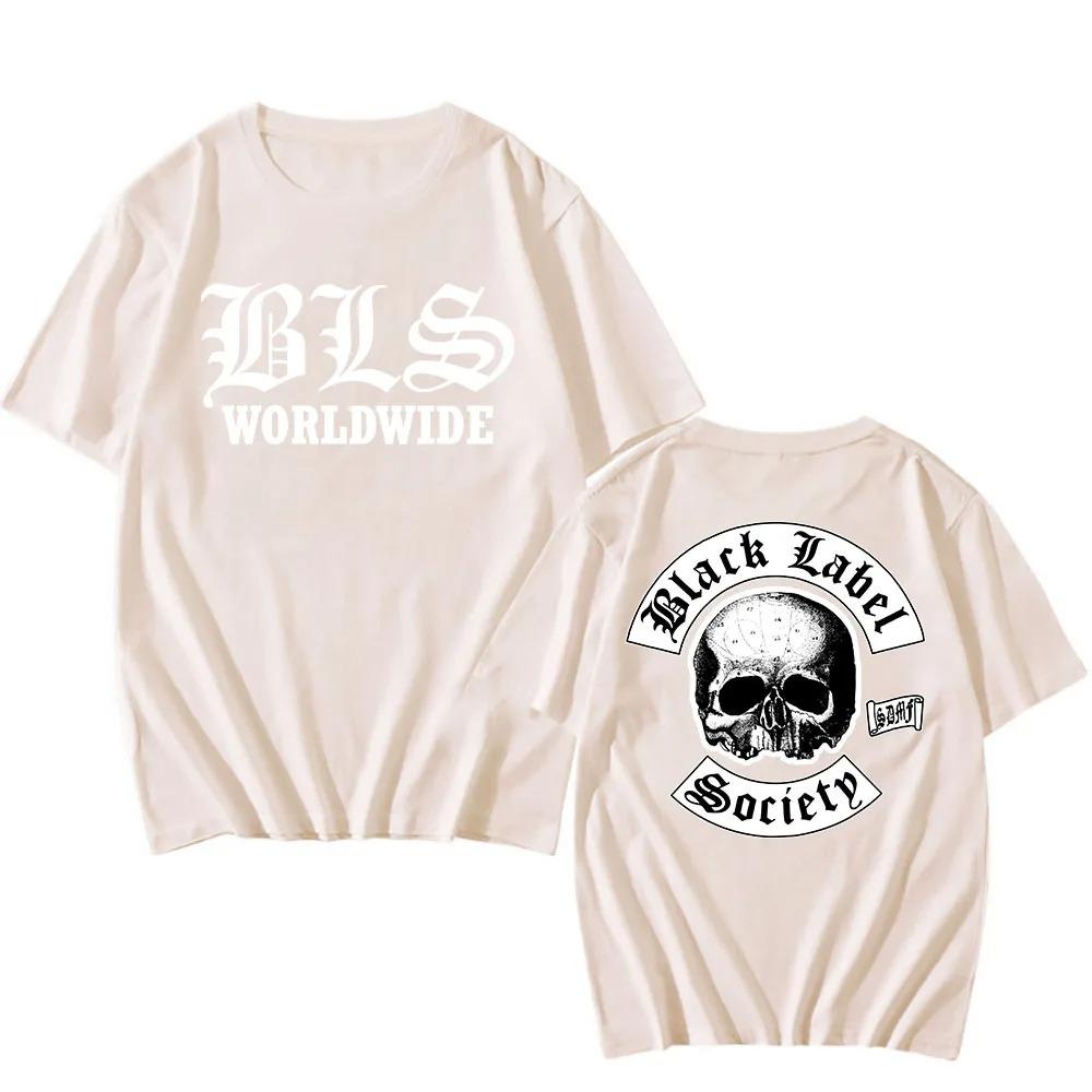 Black Label Society BLS Worldwide TShirt Zakk Wylde Heavy Metal Street Hip Hop Unisex Comfortable Women And Men Tshirts