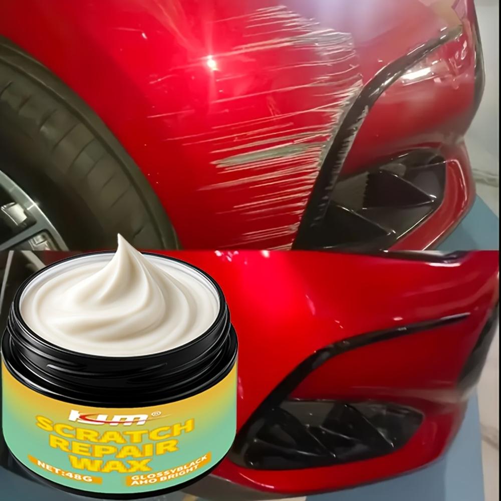 Car Scratch Repair Shine Wax - Instant Glow Scratch Remover with Nano Technology, Safe for All Cars - Paint-Safe Scratch Repair