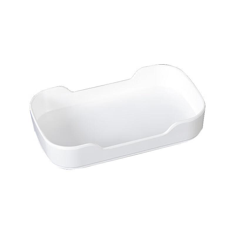 White Melamine Square Serving Plate