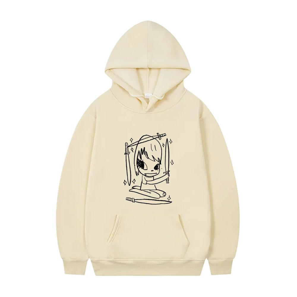Yoshitomo Nara Graphic Hoodie Men Women Casual Oversized Hooded Sweatshirt Male Fashion Funny Streetwear Hoodies