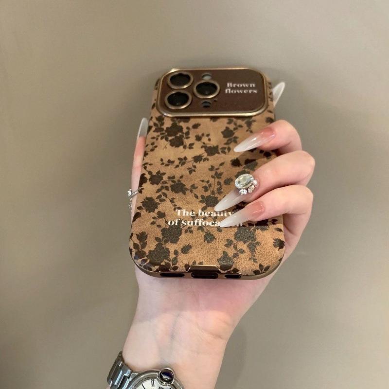 Vintage Rose Luxury Anti-Fall Apple Phone Case
