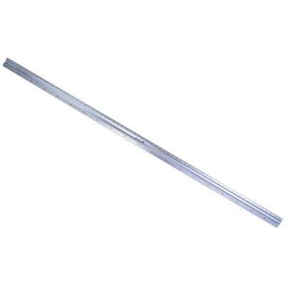 Shinwa Sokutei Aluminum Cutter Ruler Cutting Master 2m W Left Base Point 65091