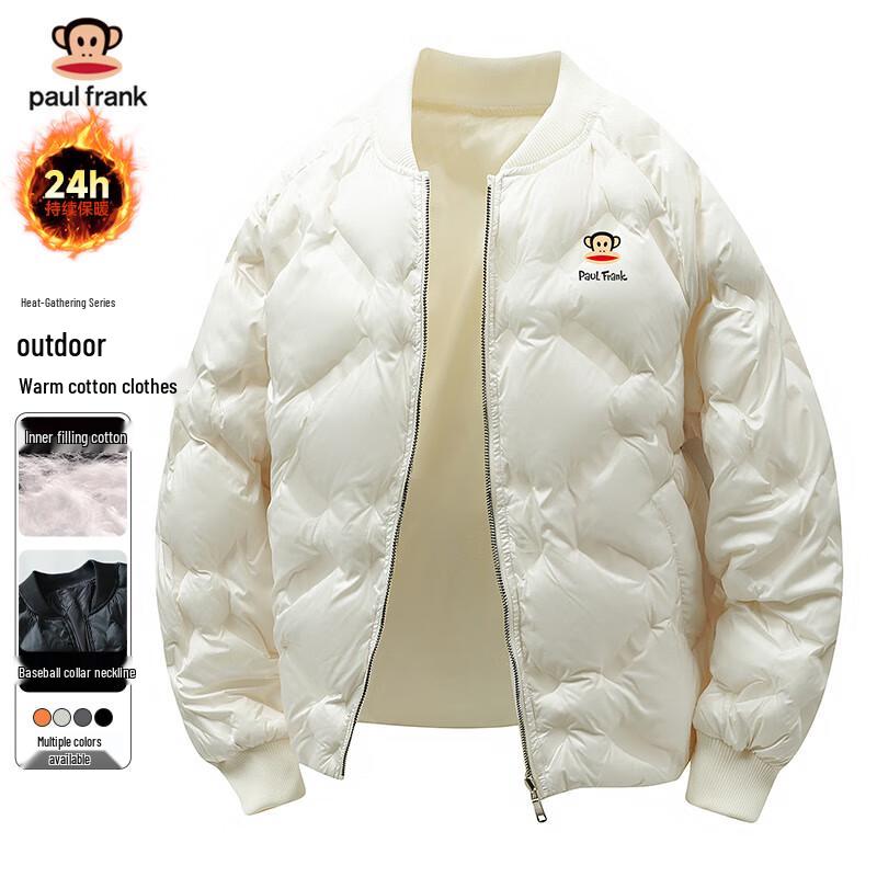 paul frank Herren Winter Outdoor Gepolsterte Baseballkragen Jacke