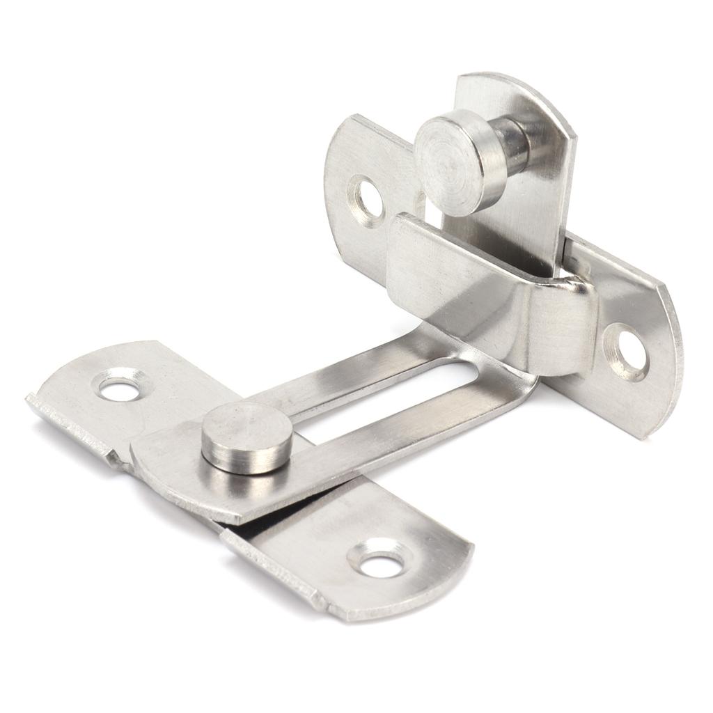 90 Degree Angle Barn Door Latch Buckle Stainless Steel Sliding Door Hardware Accessory