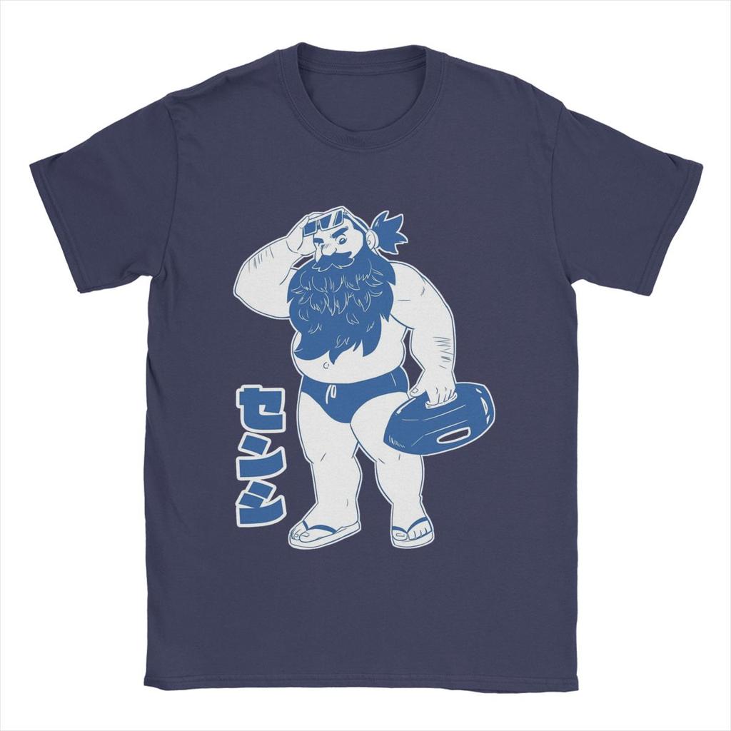 Senshi Dungeon Meshi Delicious In Dungeon Men's T Shirt Anime Awesome Tees Short Sleeve T-Shirts Pure Cotton Classic Clothing