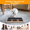Wood Dog Nail Scratch Board Drawer Snack Box with Built-in Treat Box Pet Scratch Pad Fun Board Nail Grinde Toy