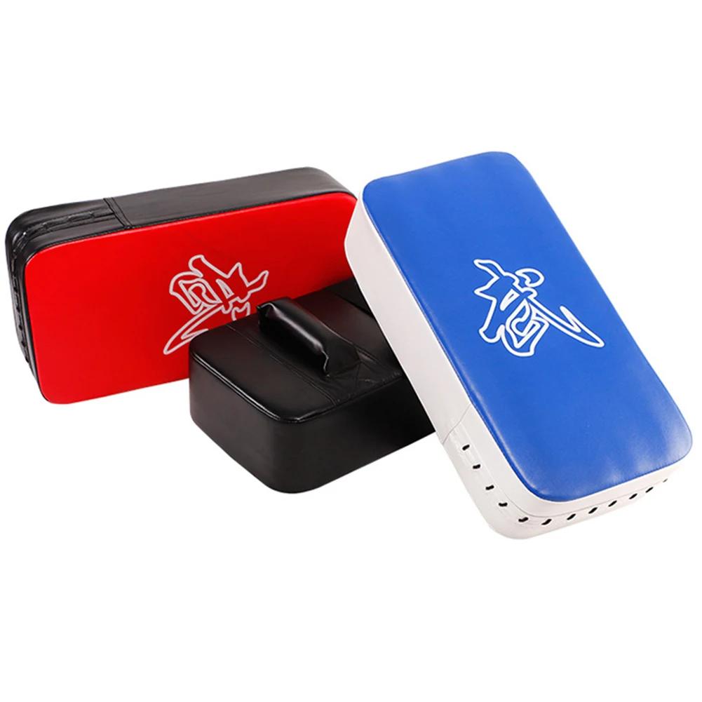 PU Leather Taekwondo Kick Pads Muay Thai Foot Target for Kicking Boxing Shield Training