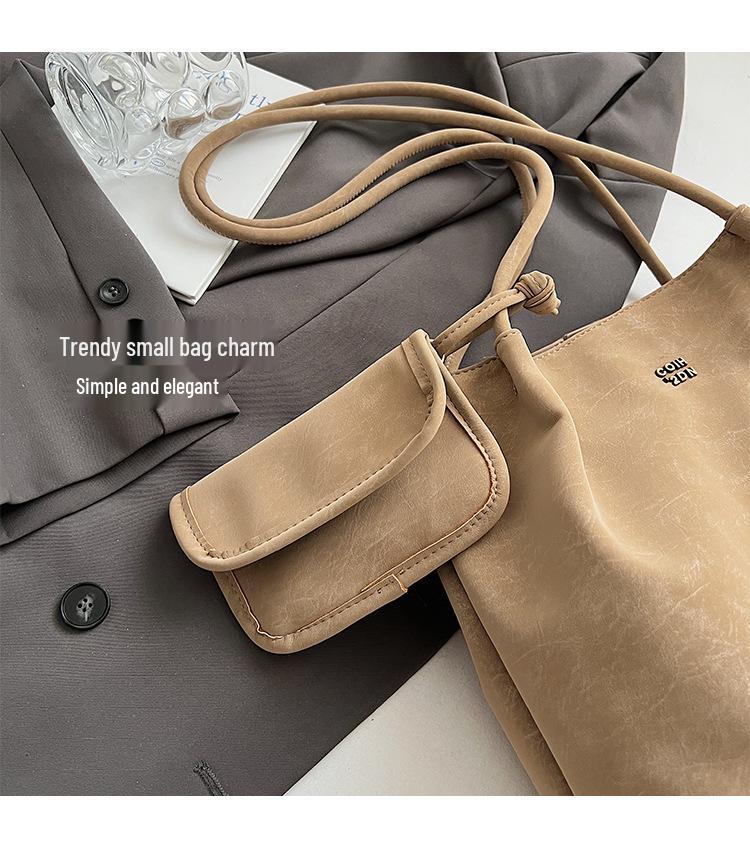 Retro Tragetasche mit großem Fassungsvermögen - Vielseitige, lässige Schultertasche für Damen