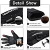 Winter Motorcycle Gloves for Men Women Touchscreen Waterproof Thermal Snow Gloves Bike Ski Gloves for Cycling Hiking Outdoor