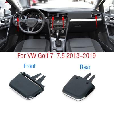 Para VW Golf 7 7.5 MK7 MK7.5 2013- Painel dianteiro do carro Saída de ar condicionado traseiro A/C Saídas de ar condicionado Aba Clipe Pick