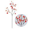 Artificial Lantern Flower Realistic Winter Fake Silk Flower Home Office Wedding Party Table Centerpiece Vase Faux Bloom Decor