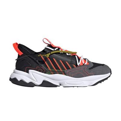 Ozweego Zip Black Solar Red H67266