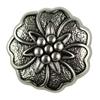 10pcs Beautiful Flower Buttons 18mm Classical Flower Metal Shank Buttons Sweater Blouse Sewing Accessories