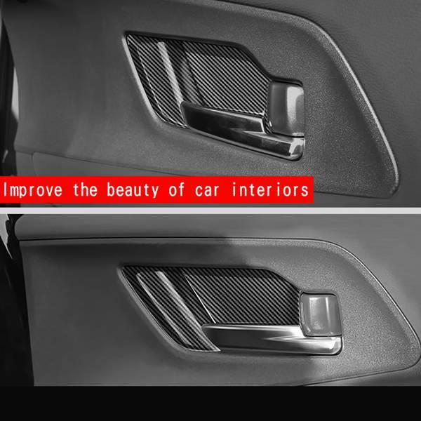 5-Piece Door Handle Trim Stickers for 2020-2023 Toyota Prius 60 Series