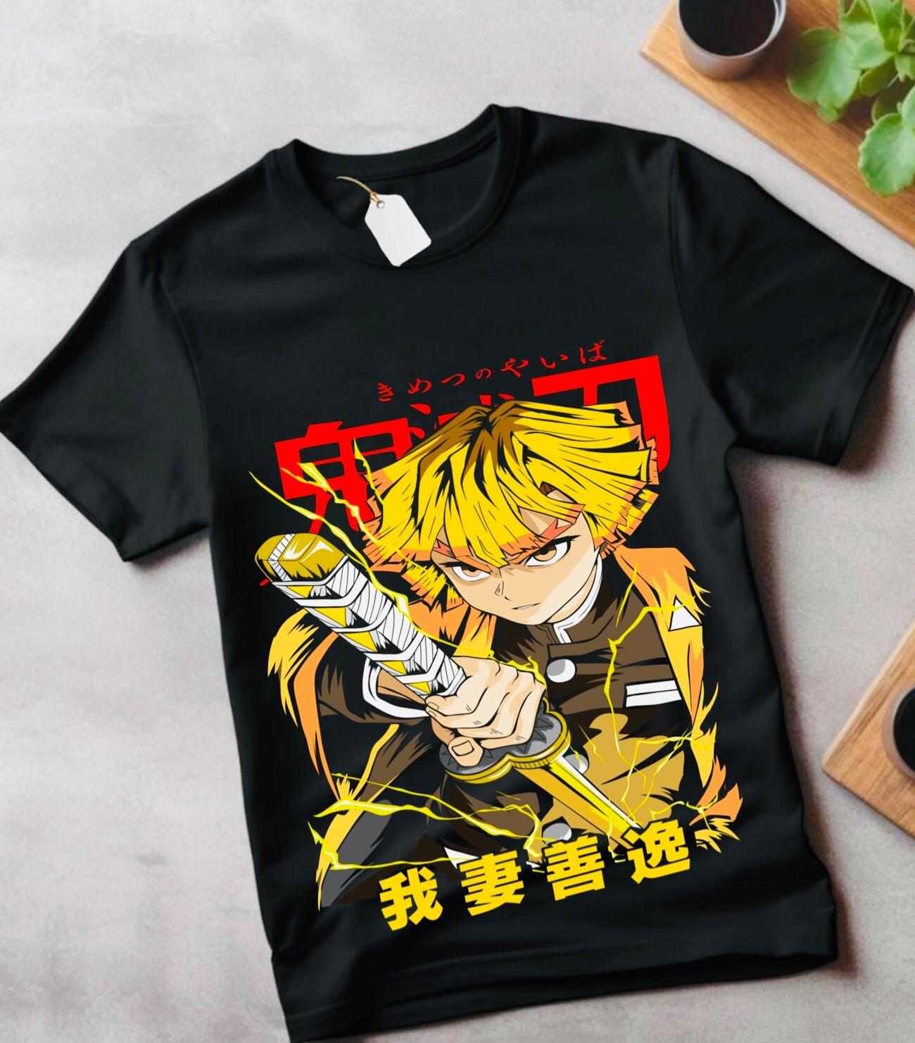 

Tanjiro Demon Slayer T-Shirt Mens Womens Tees Top Kimetsu No Yaiba Horror Anime Nezuko Shirt All Size 2XL
