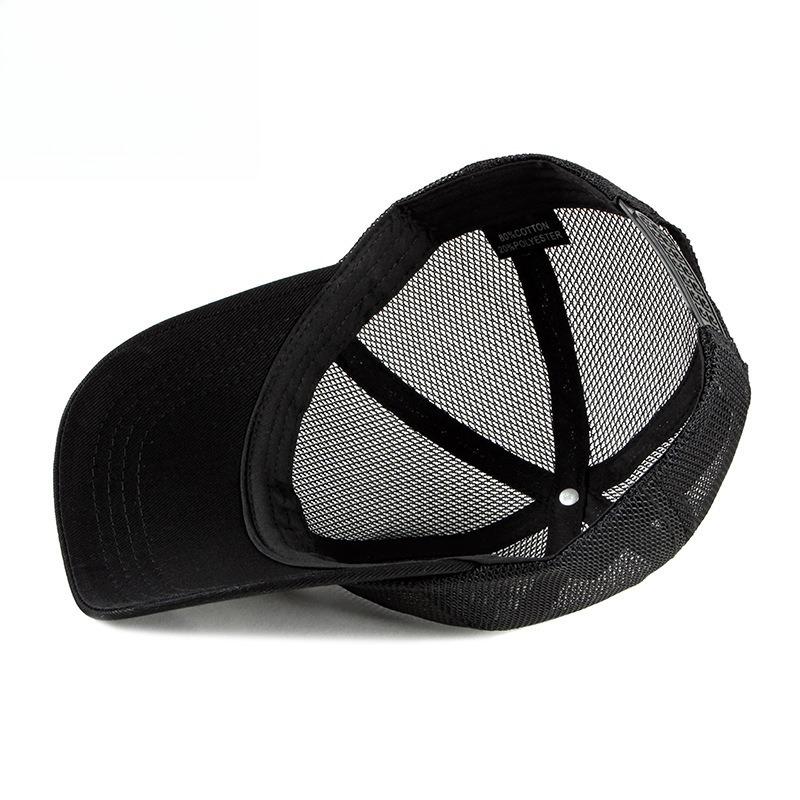 Unisex Breathable Full Mesh Baseball Cap Summer Lightweight Trucker Hat Sun Protection Outdoor Sports Peak Cap for Men Women