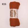 Muslim Women Solid Color Scarf Shawl Cotton Crinkle Hijab